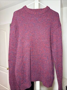 Men’s OVO Maroon Marled Crewneck Sweater